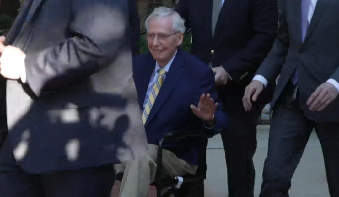 Mitch McConnell seen publicly for first time since June