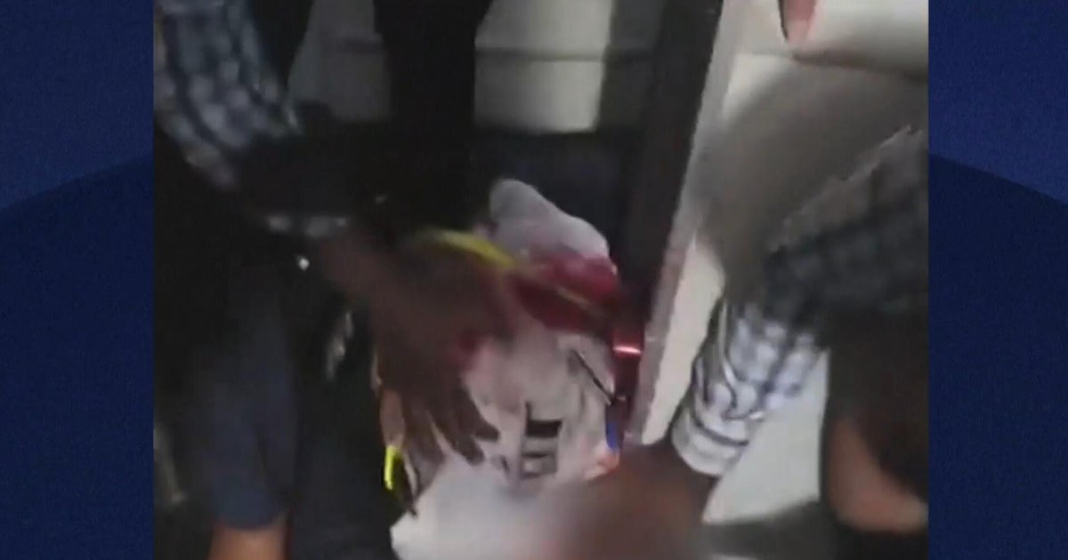 Passenger videos show aftermath of alleged pilot stabbing on flight to Israel: "We need help"