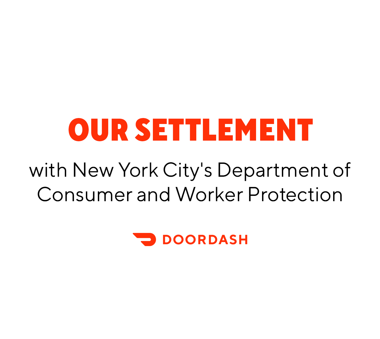 Making It Right: Our Settlement with the City of New York – DoorDash
