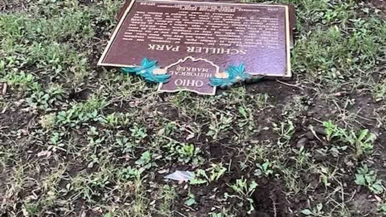Schiller Park historical marker knocked down again, community fed up with disrespect – WSYX