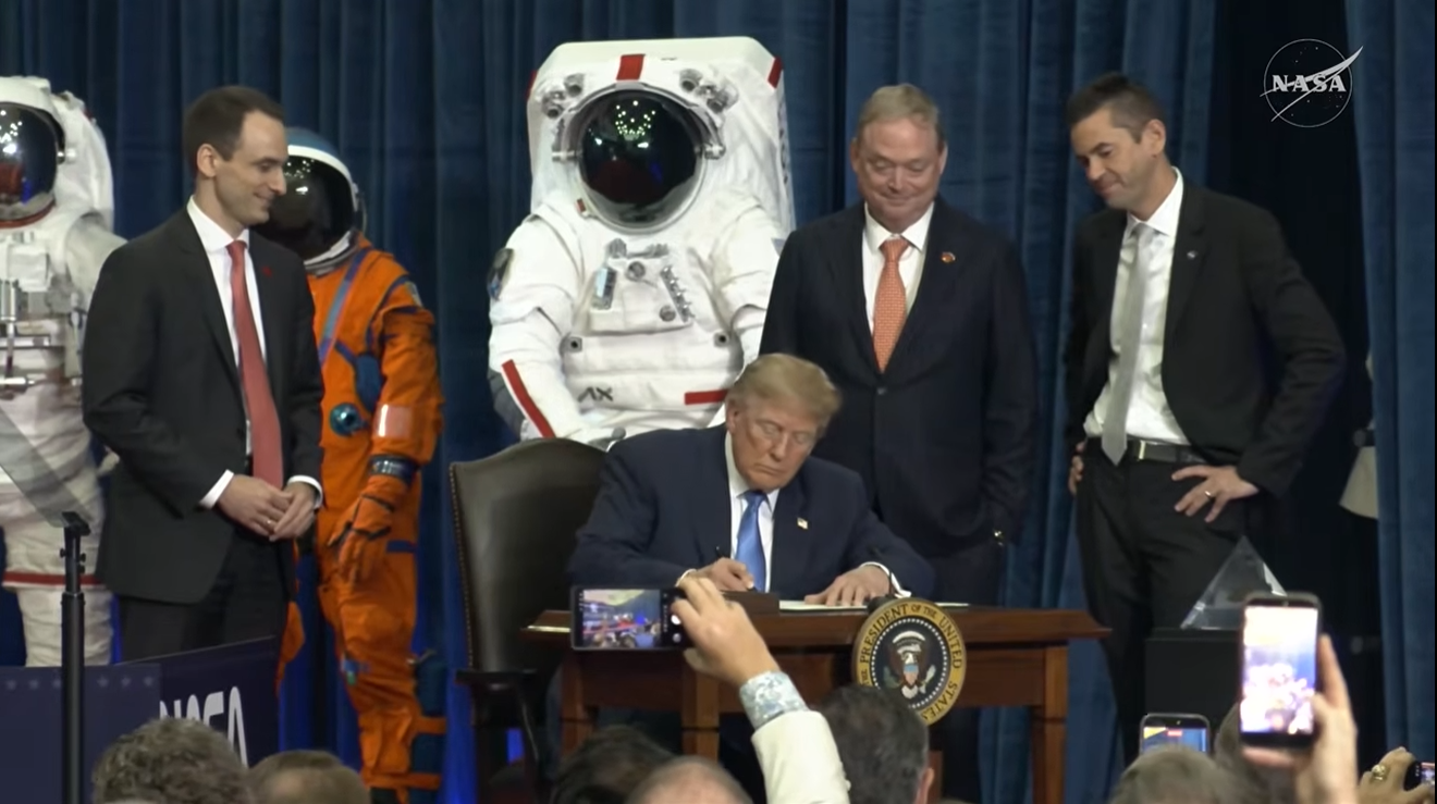President Trump Signs Executive Order to Create US Space Academy – NASA (.gov)