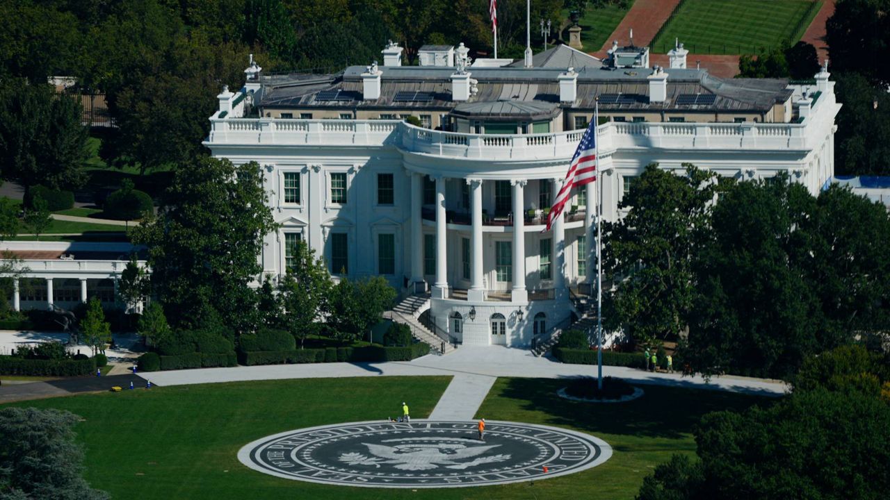 Trump inaugurates new White House helipad as networks skip coverage – spectrumlocalnews.com