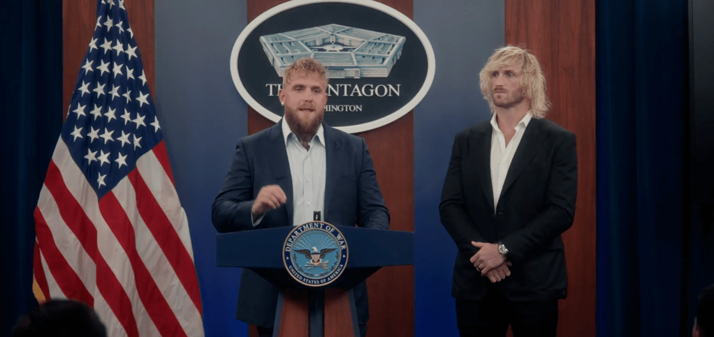 Jake & Logan Paul Address The Troops At The Pentagon – Deadline