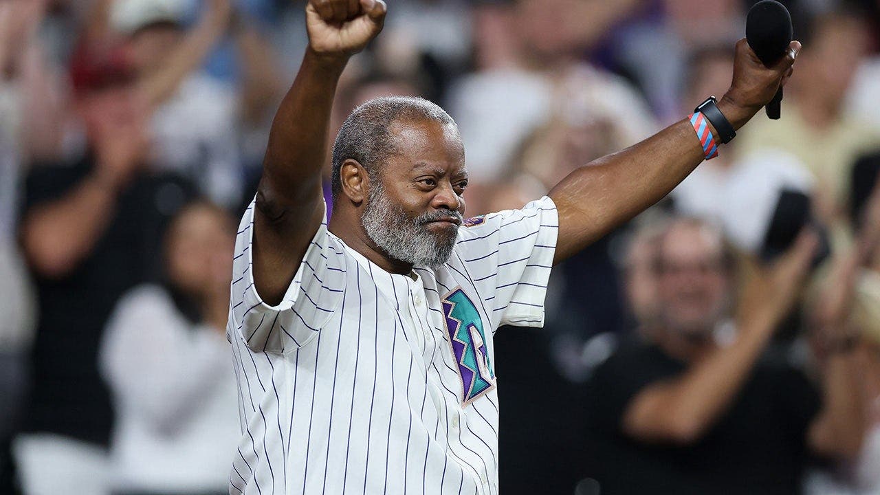 Trumpeter Dr Jesse McGuire belts national anthem after instrument malfunctions in unforgettable MLB moment