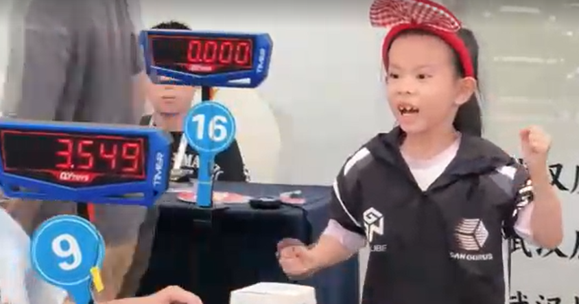 6-year-old girl sets Rubik's Cube speed record, Chinese state media say