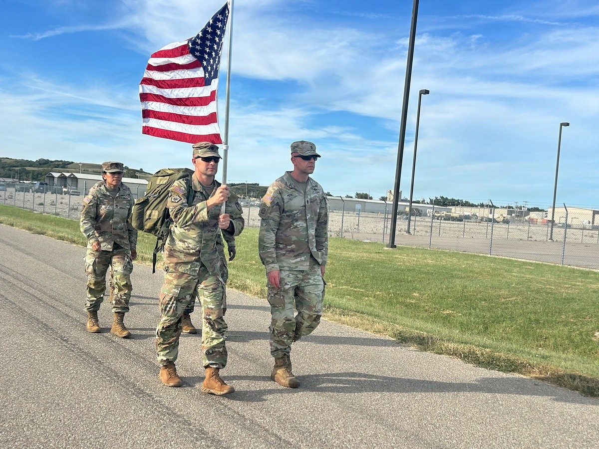 MICC-Fort Riley keeps flag in motion during Patriot Day remembrance