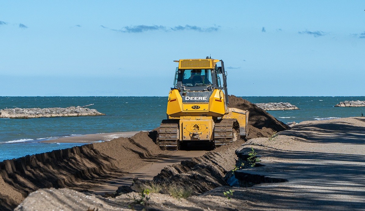 Funding secured for Presque Isle Beach nourishment with construction already underway