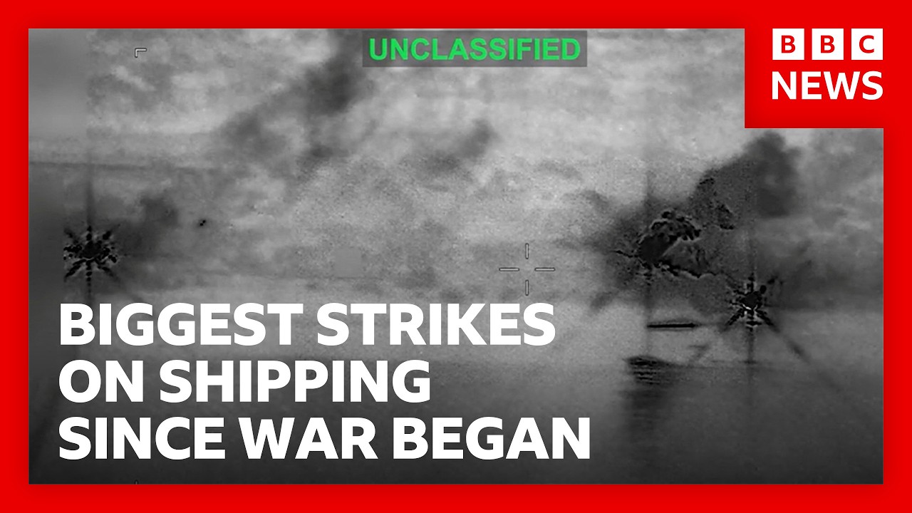 US and Iran escalate tanker attacks in biggest wave of strikes since start of the war | BBC News
