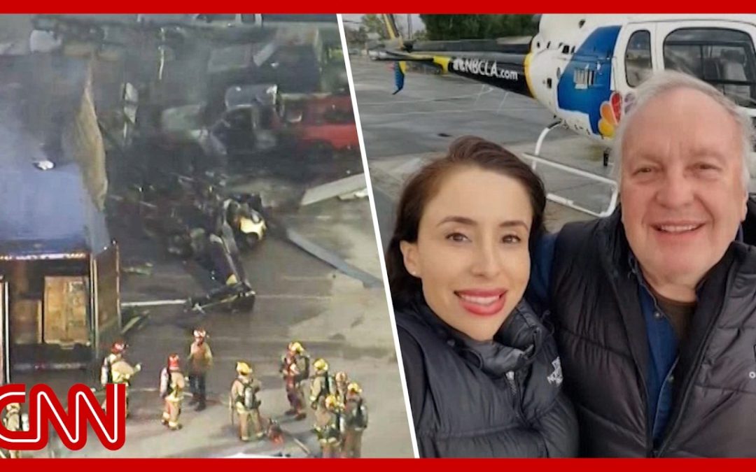 News helicopter crashes while covering deadly bus accident