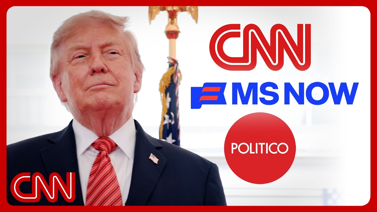 CNN, MS NOW and Politico to sue Trump over White House ban
