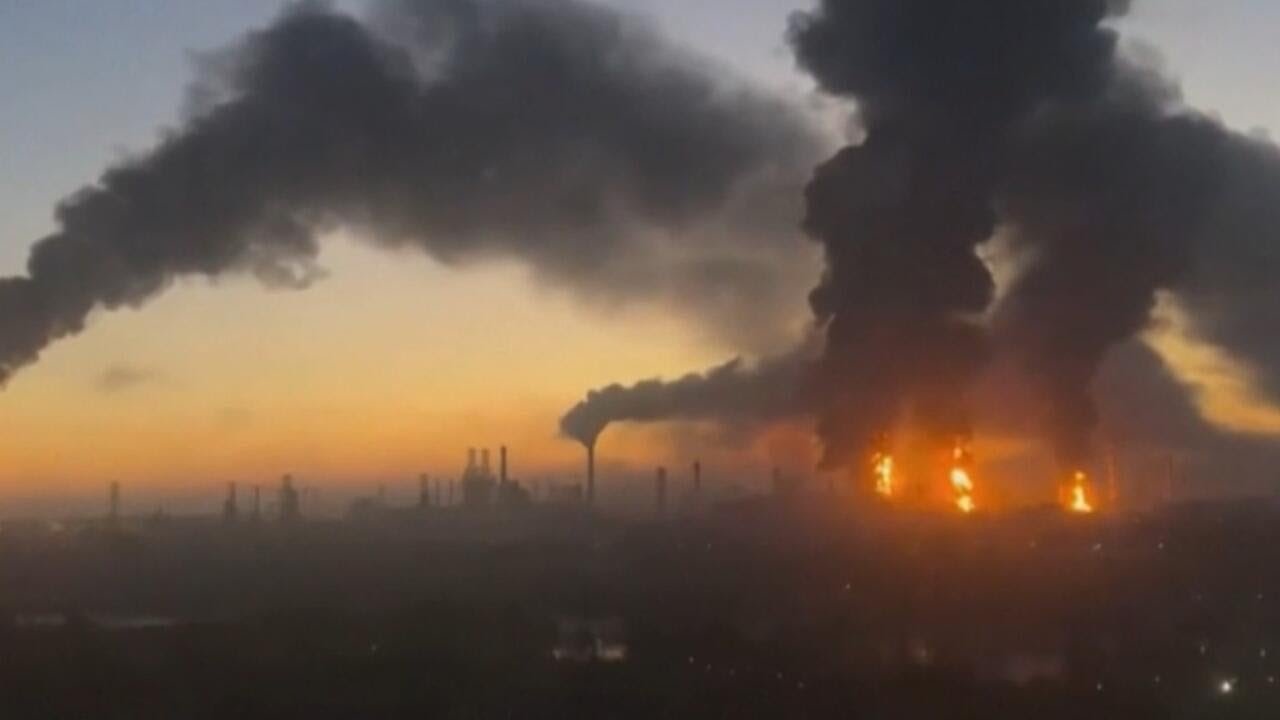 Massive Ukrainian drone attack in Russia