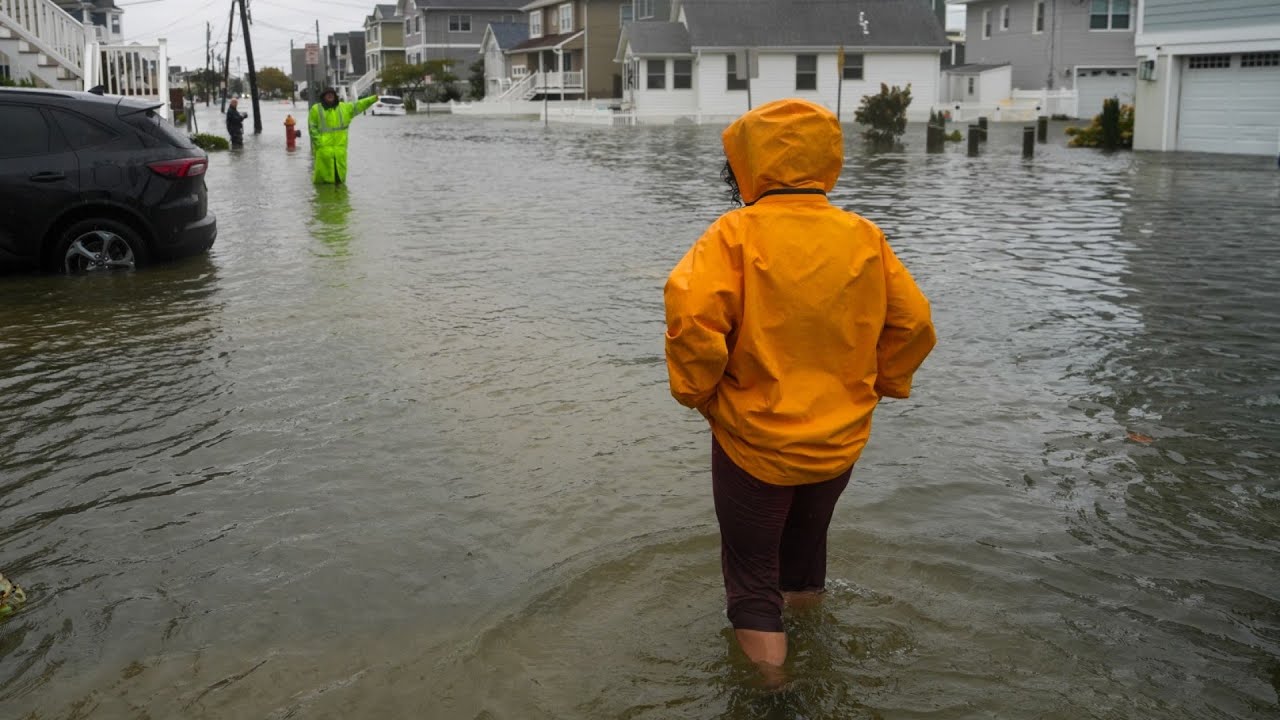 Millions brace for rare fall nor’easter along the East Coast