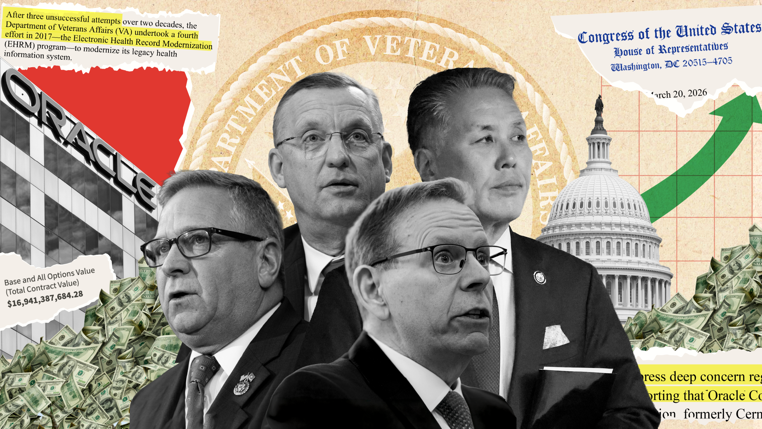 Inside the bipartisan backlash to the $27 billion VA-Oracle EHRM contract blindsiding Congress – FedScoop