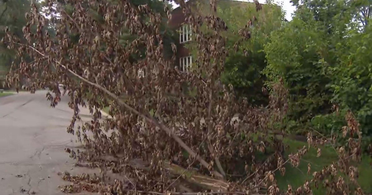 Another round of storms hits Chicago as cleanup from Sunday weather continues – CBS News