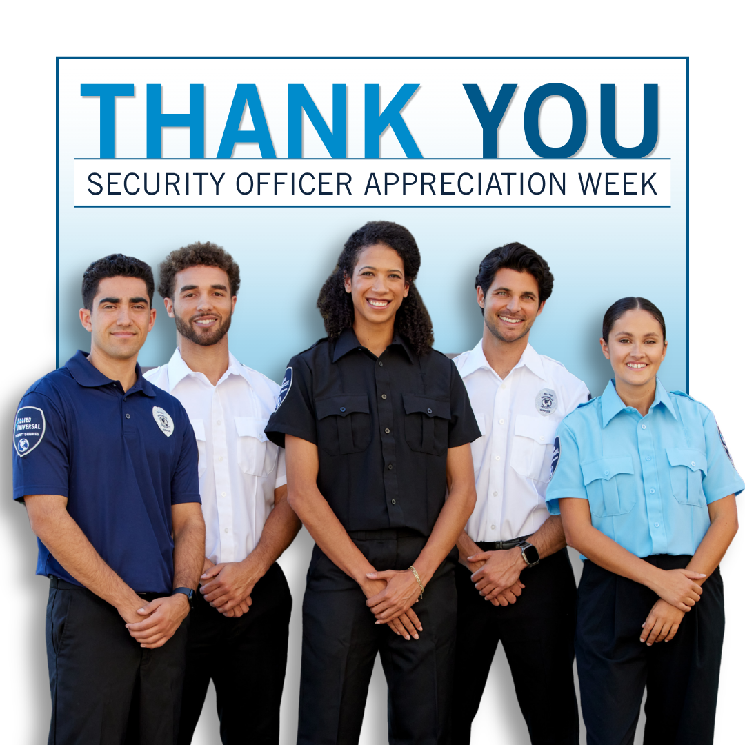 Allied Universal Celebrates National Security Officer Appreciation Week – The National Law Review