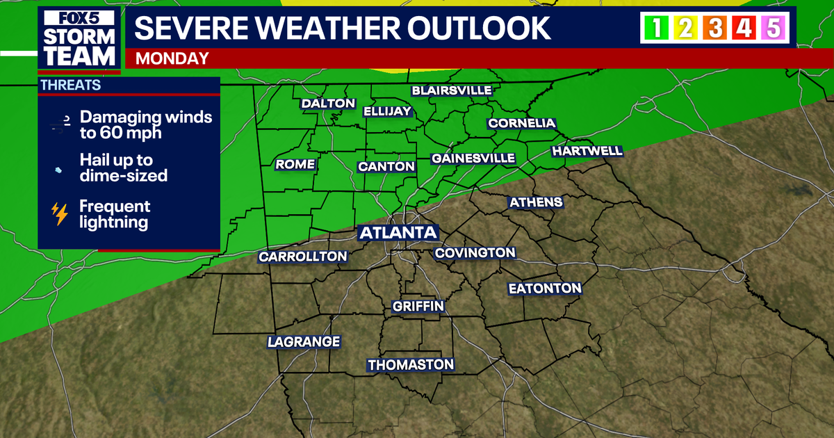 Sunday evening weather forecast – FOX 5 Atlanta