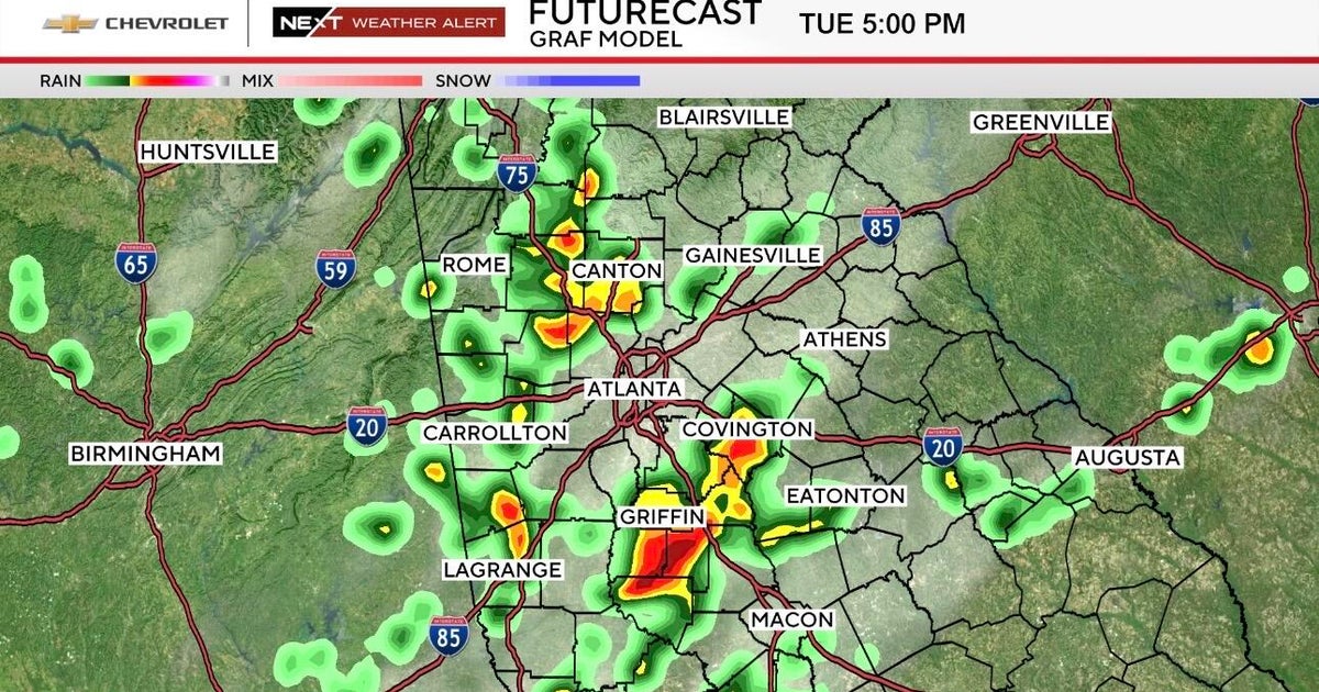 Thunderstorms prompt Atlanta airport ground stop as flood warnings cover North Georgia – CBS News