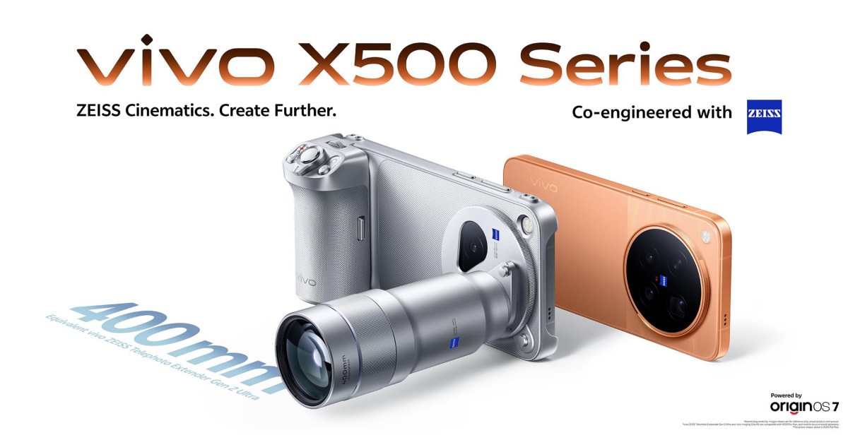 Vivo’s X500 Pro Max has 17 stops of dynamic range and 4K240 slo-mo