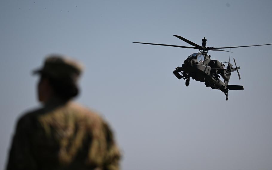 US soldiers in Germany test Apaches for use in fight against drones