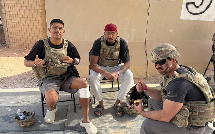 3 wounded soldiers receive honors for efforts to save others after Iranian missile attack on Saudi base