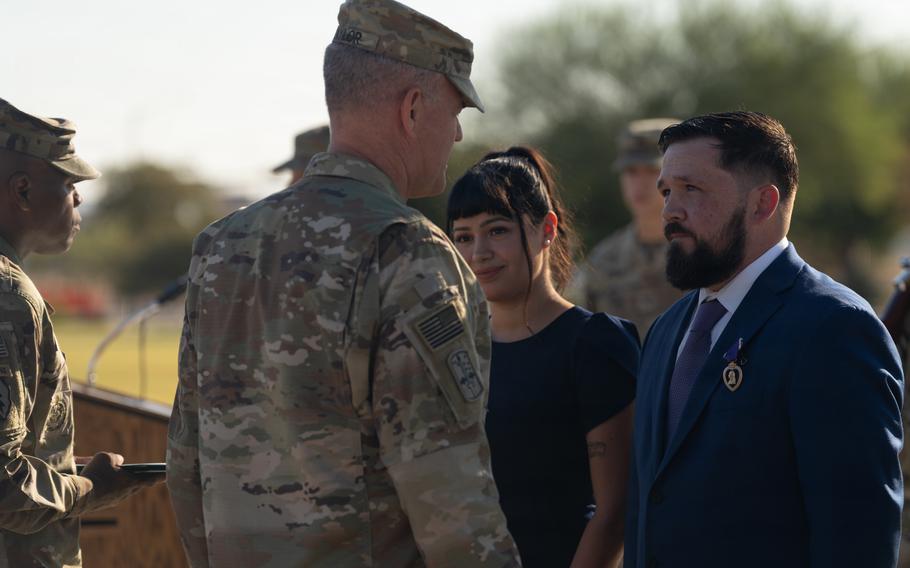 Army veteran awarded Purple Heart 13 years after being wounded in Afghanistan
