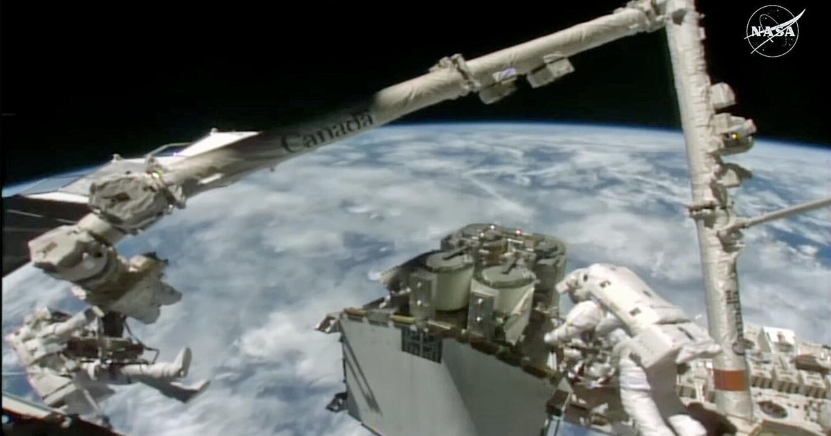 Spacewalkers begin final phase of a space station upgrade