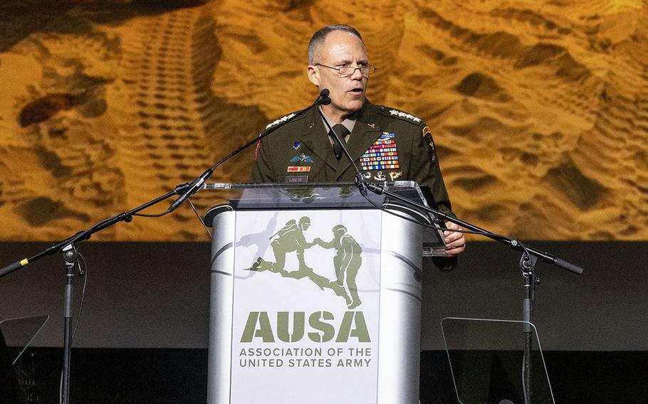 LaNeve assures defense industry leaders that Army remains on modernization quest