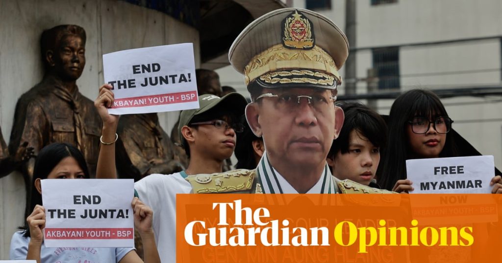 Blunder in, abandon allies and court a dictator: it’s the Trump doctrine, now playing out in Myanmar | Steve Bloomfield