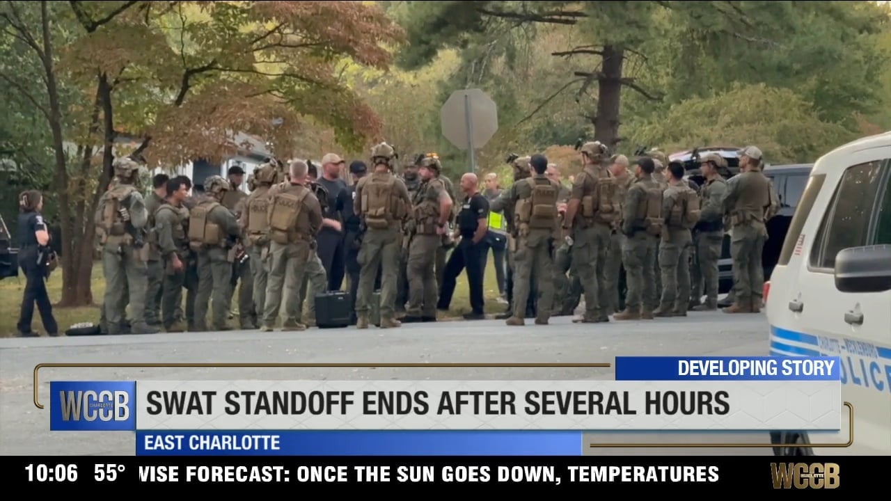 CMPD SWAT stand-off in east Charlotte ends peacefully – WCCB Charlotte