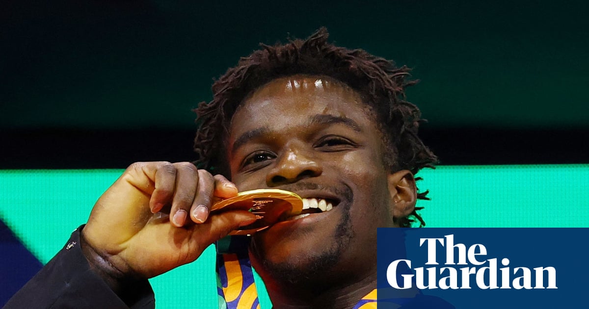 Rising US star Fred Richard wins first world gymnastics title with floor gold