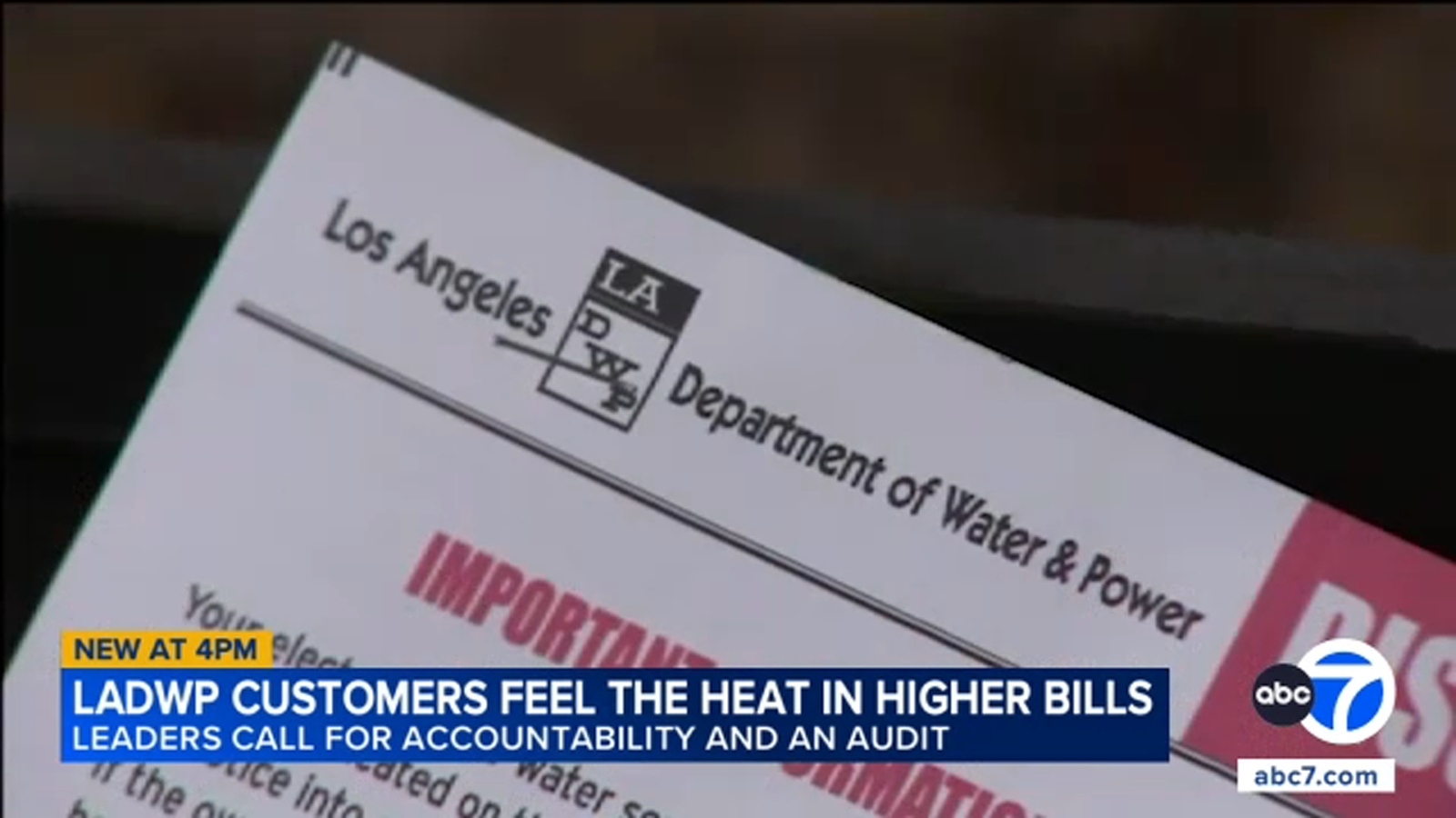 Los Angeles officials call for review, relief as residents react to high LADWP bills – ABC7 Los Angeles