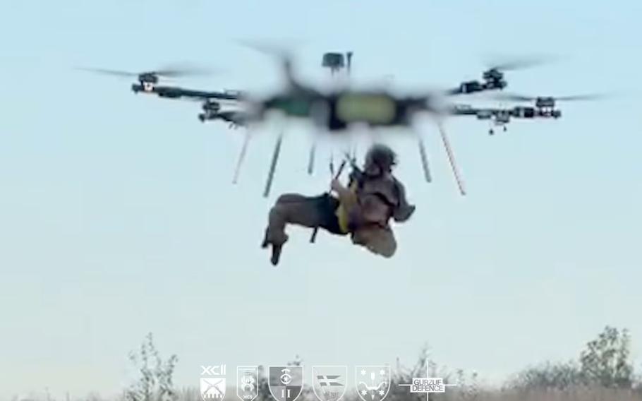 Ukraine conducts ‘historic’ drone evacuation of wounded soldier