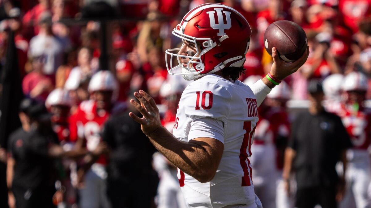 Josh Hoover gets his Fernando Mendoza moment as Indiana escapes Nebraska's upset bid
