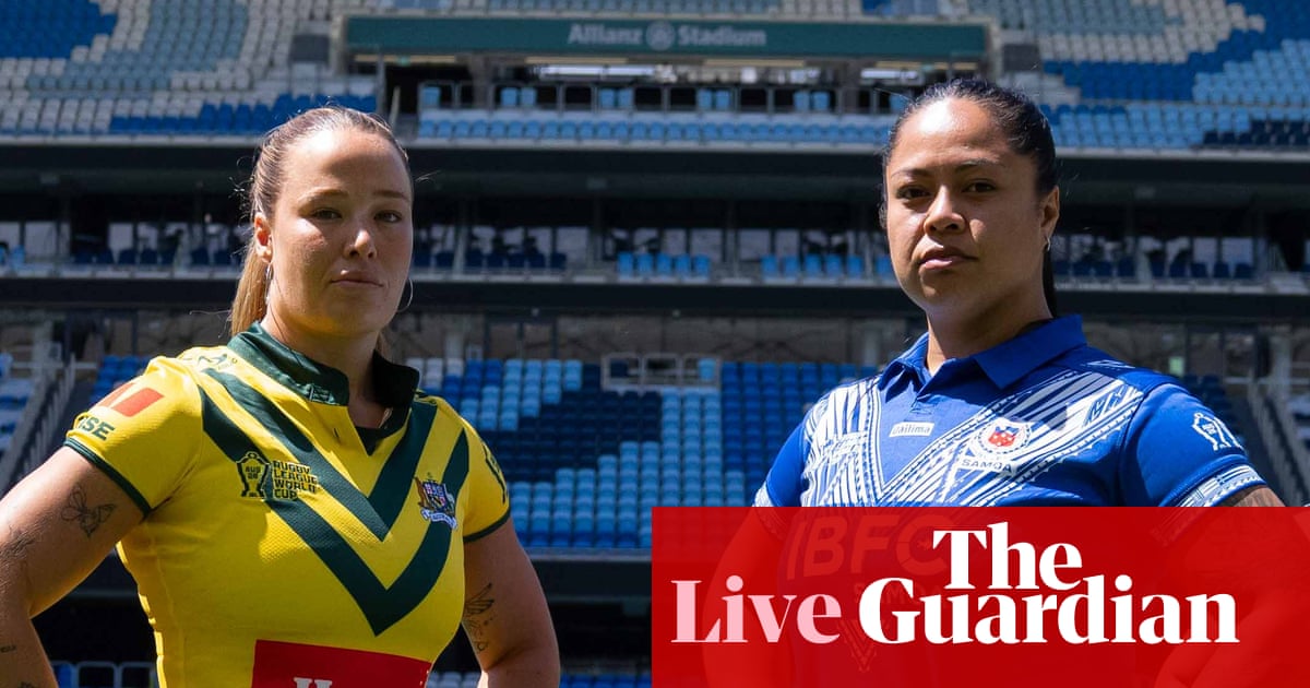 Australia v Samoa: women’s Rugby League World Cup – live