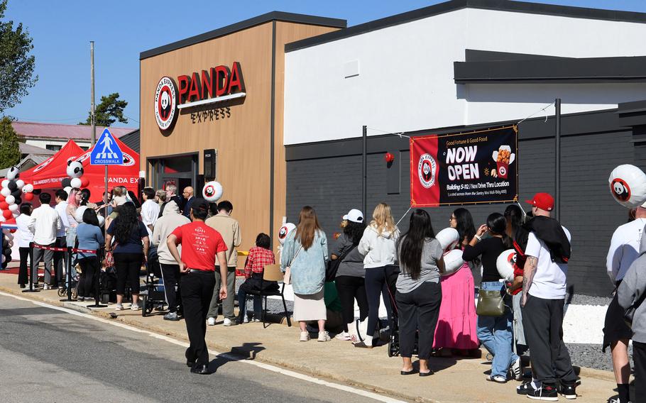 Panda Express brings drive-thru dining, Mongolian beef to largest US base overseas