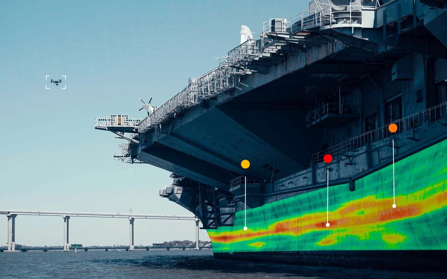 Navy boosts AI inspection contract to $300 million to keep warships out of repair yards