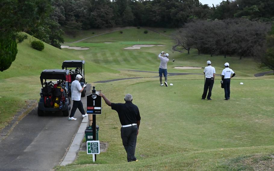 Japanese golfers help US military retirees set charity tournament record