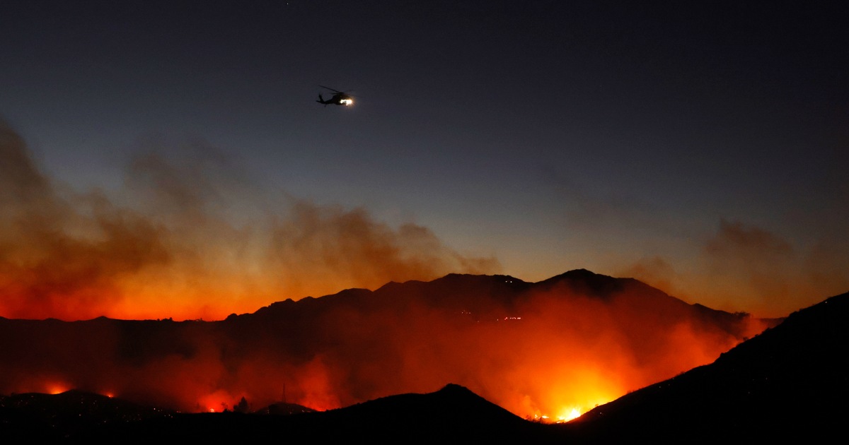 Multiple fires burn in Southern California, triggering some evacuations – NBC News