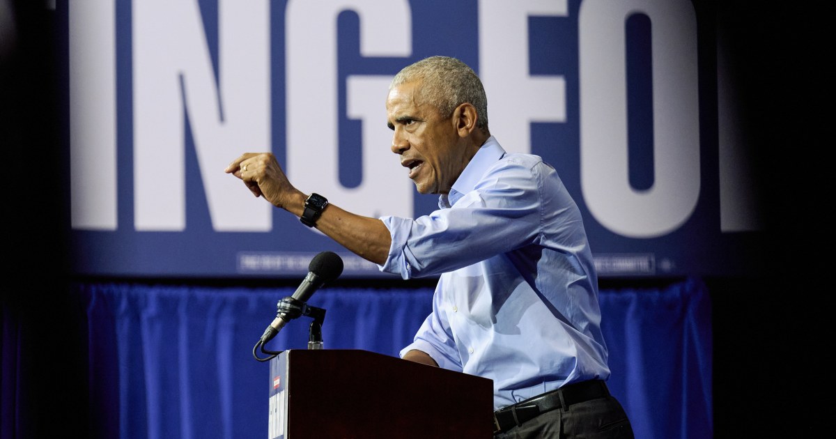 Obama describes Trump as an agent of ‘chaos and cruelty’ in midterm elections pitch
