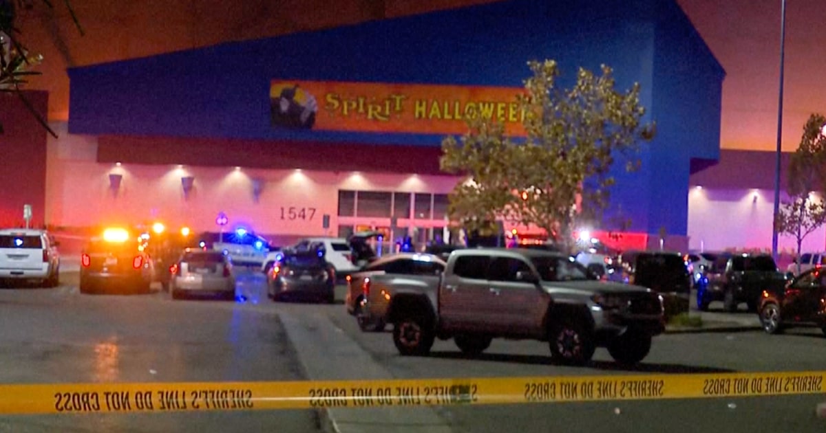 Manhunt launched after California Spirit Halloween shooting leaves 1 dead, 6 injured – NBC 7 San Diego