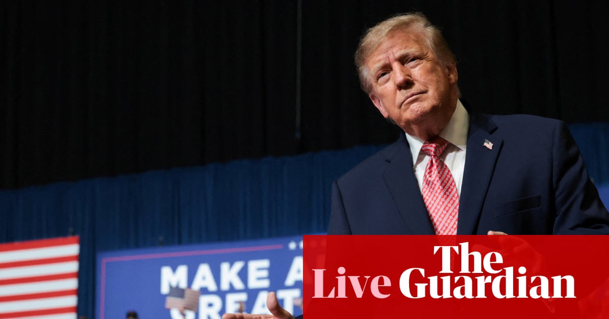 Trump continues midterm campaign blitz in North Carolina – US politics live – The Guardian