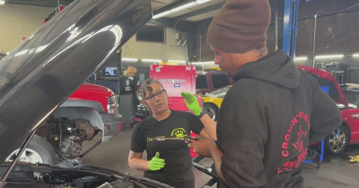 Georgia nurse turned mechanic builds business and trains next generation – CBS News