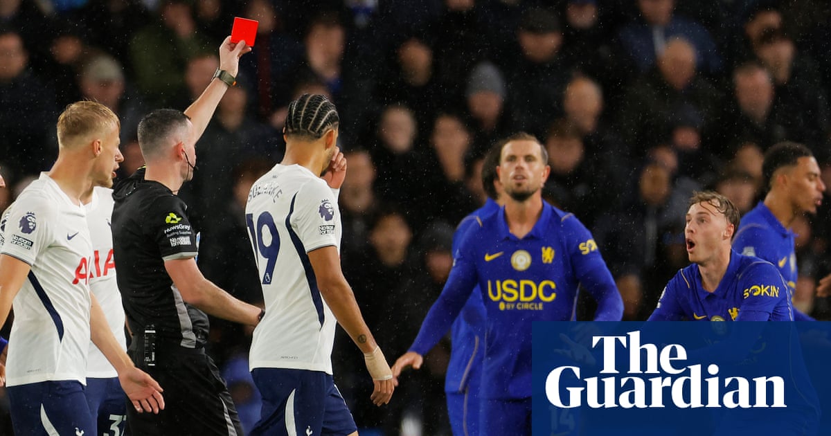 Alonso urges Cole Palmer ‘to learn’ from red card in Chelsea’s defeat to Spurs