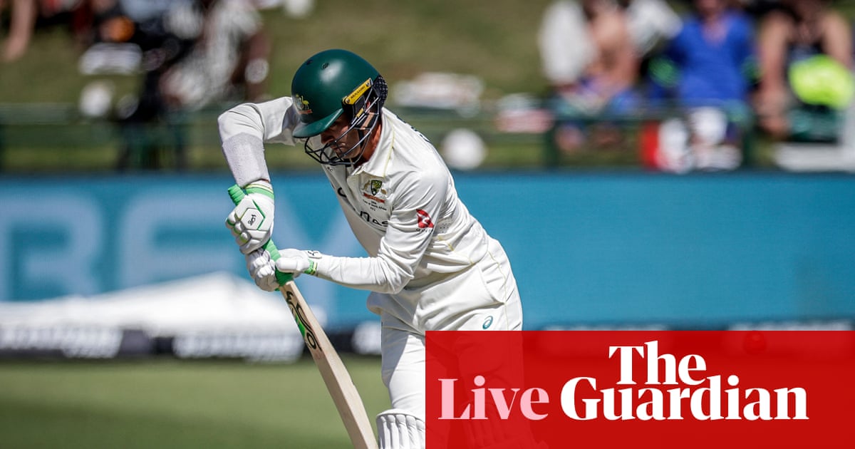 South Africa v Australia: third men’s cricket Test, day three – live