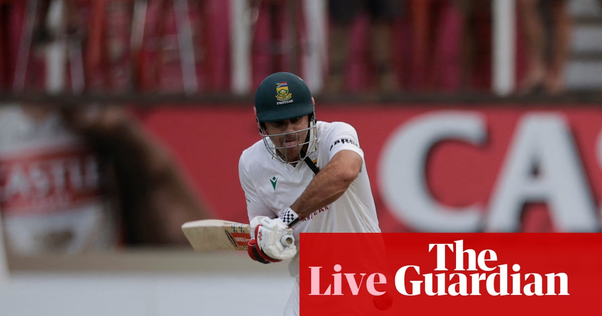 South Africa v Australia: first men’s cricket Test, day three – live