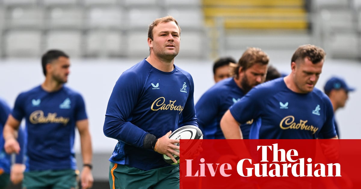 New Zealand v Australia: Bledisloe Cup rugby union international – live
