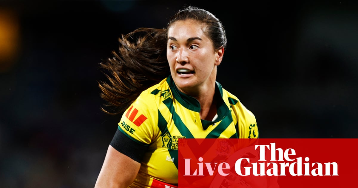 Australia v England: women’s Rugby League World Cup – live