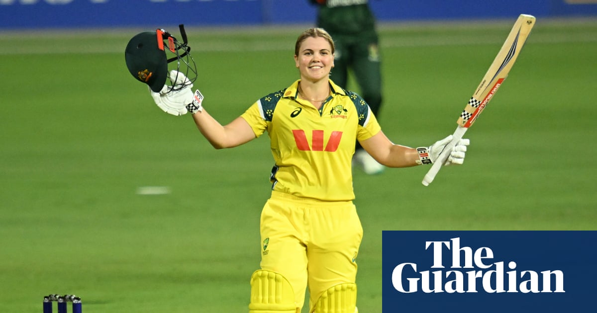 Georgia Voll’s quickfire century lifts Australia to ODI series win against Bangladesh
