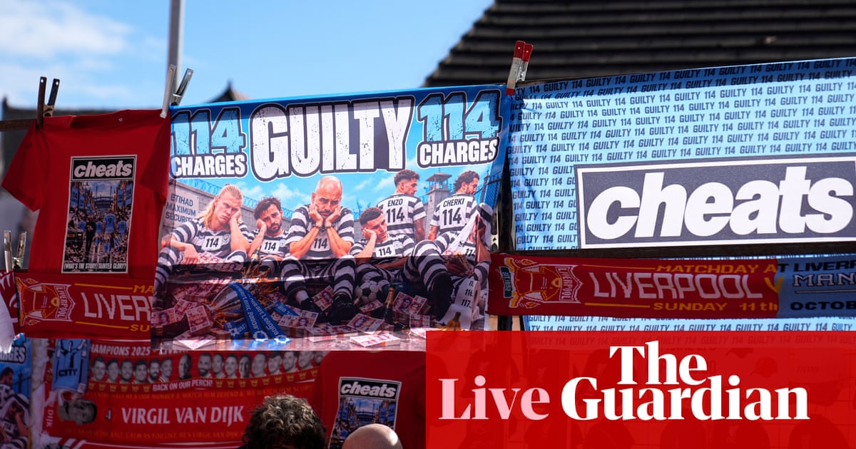 Liverpool v Manchester City: Premier League – live