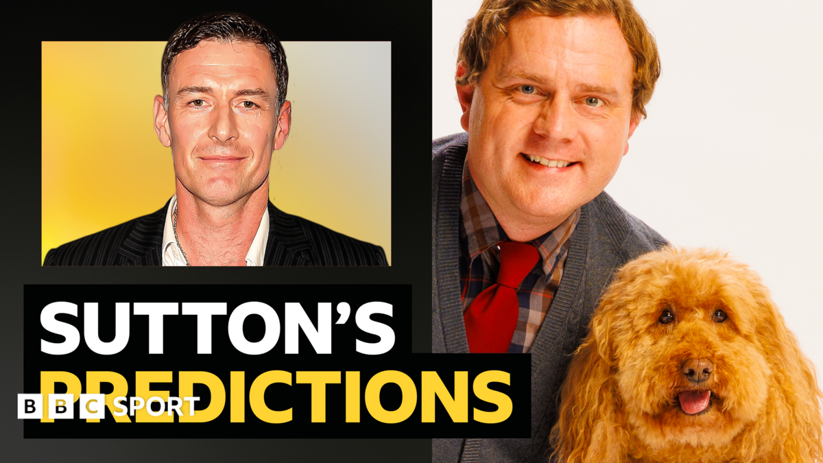 Sutton's predictions v Waffle the Wonder Dog and his owner, Simon